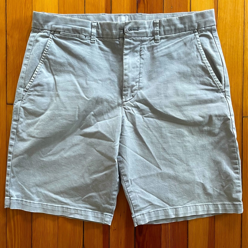 Gap Gray Cotton Shorts, 32 Waist
